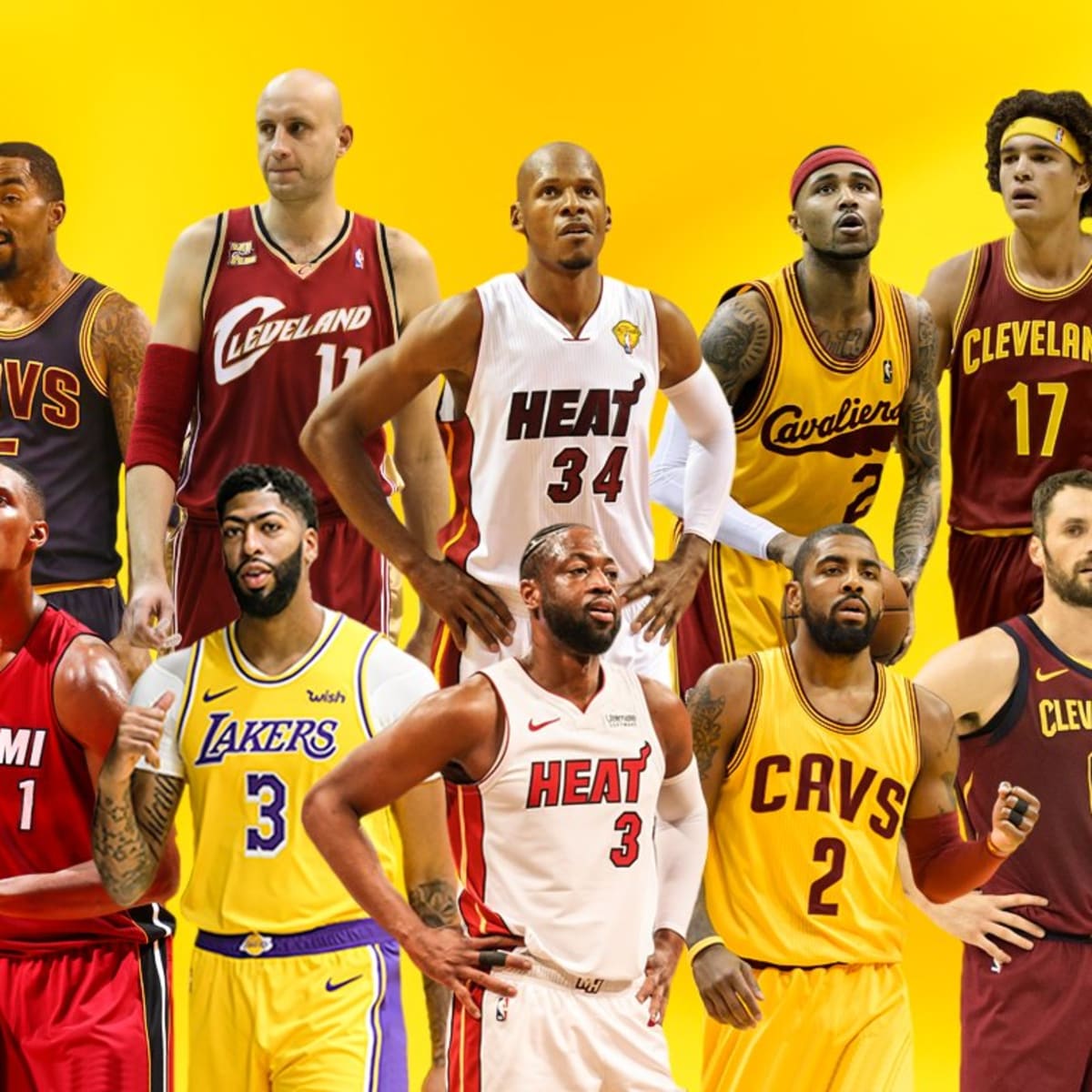 LeBron James' 10 Best Teammates of All-Time, Ranked // ONE37pm