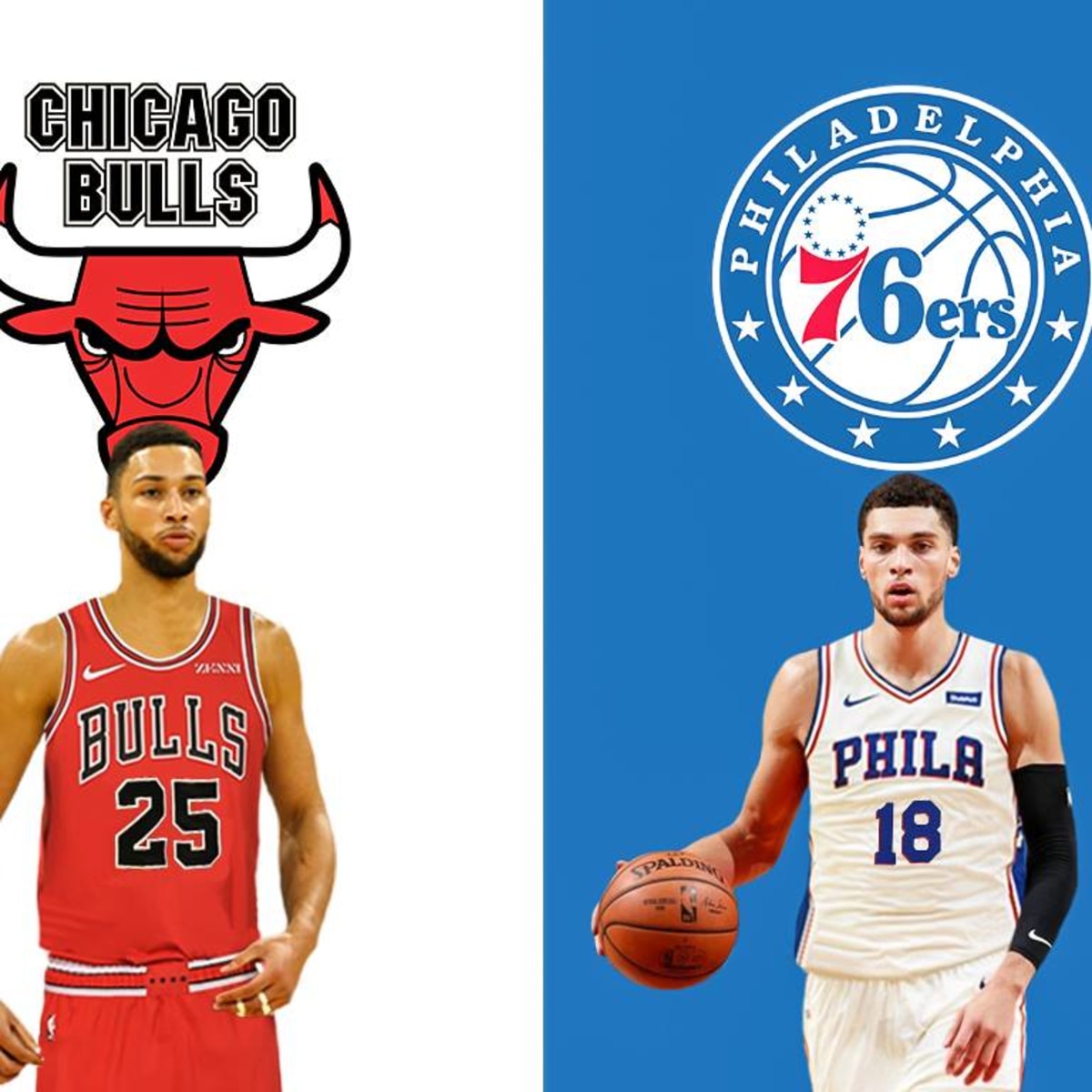 The Blockbuster Trade Idea Ben Simmons For Zach Lavine Is Perfect Trade For The Sixers And Bulls Fadeaway World