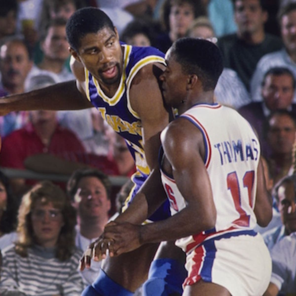 Isiah Thomas, Magic Johnson go through waves of friendship on NBA TV