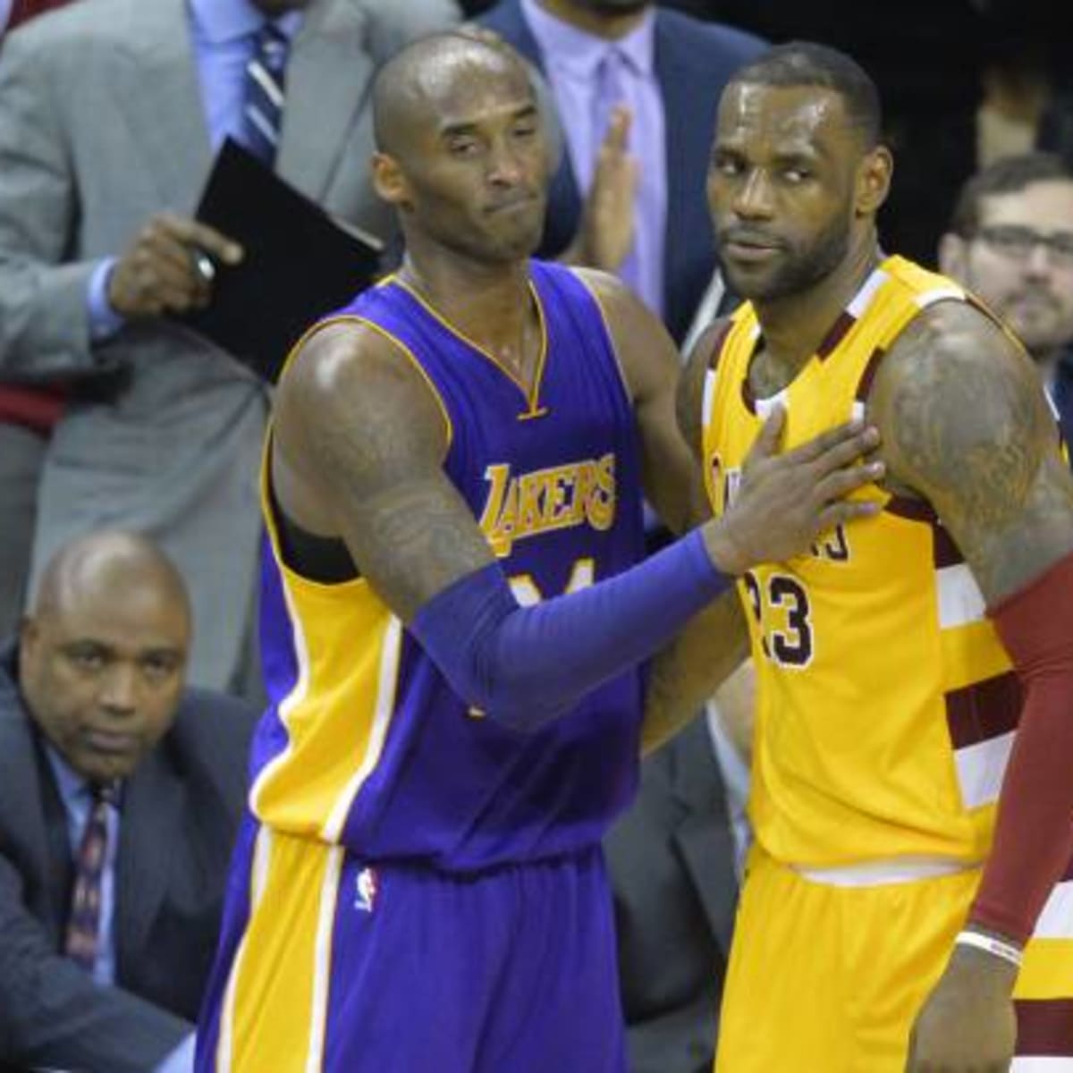 LeBron James: Kobe Bryant's embrace a sign of mutual respect