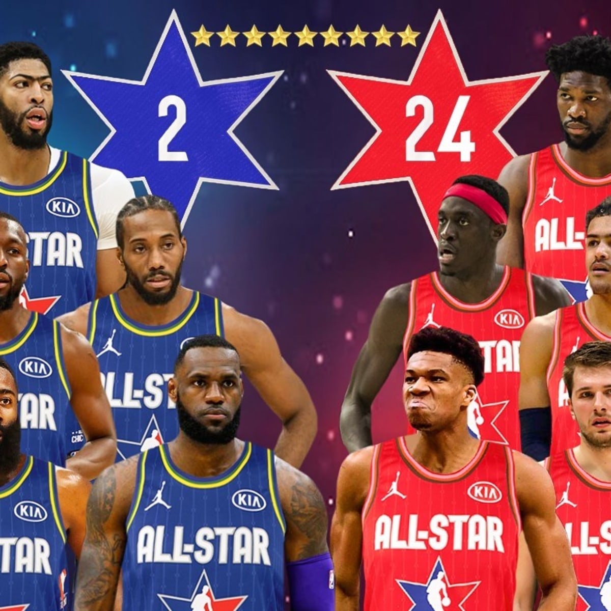 NBA All-Star Game 2019: LeBron vs. Giannis Jerseys and Top Player