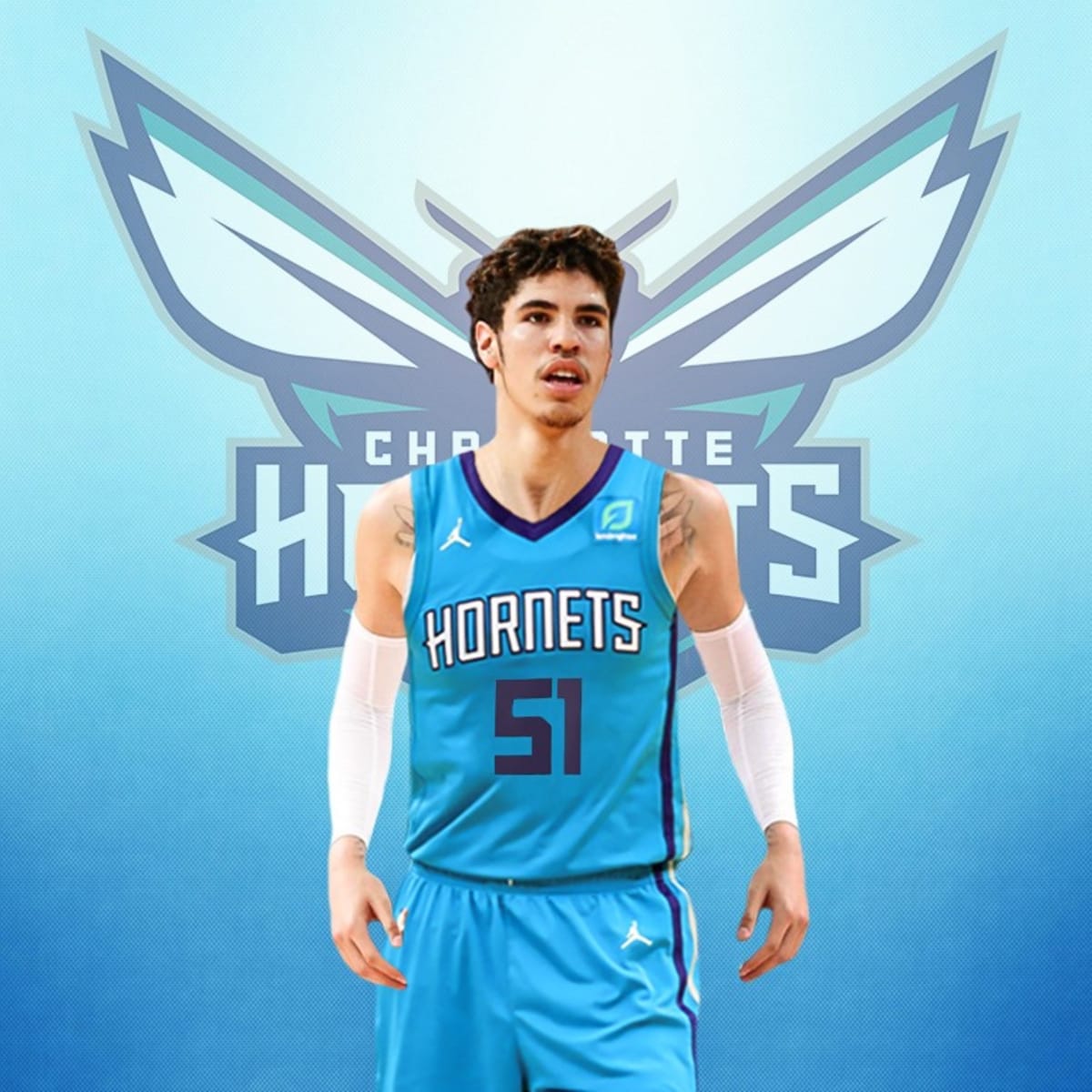 LaMelo Ball Teal Charlotte Hornets Autographed Nike 1 Icon Authentic Jersey