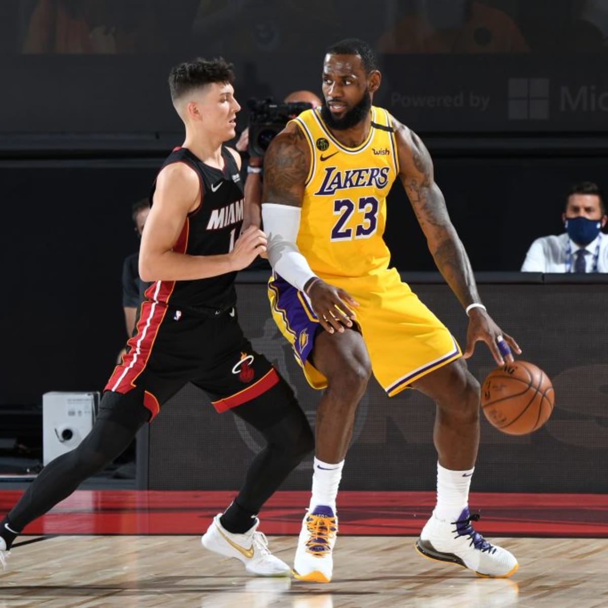 Tyler Herro Wears LeBron James' Shoes in Miami Heat Colorway - Sports  Illustrated FanNation Kicks News, Analysis and More