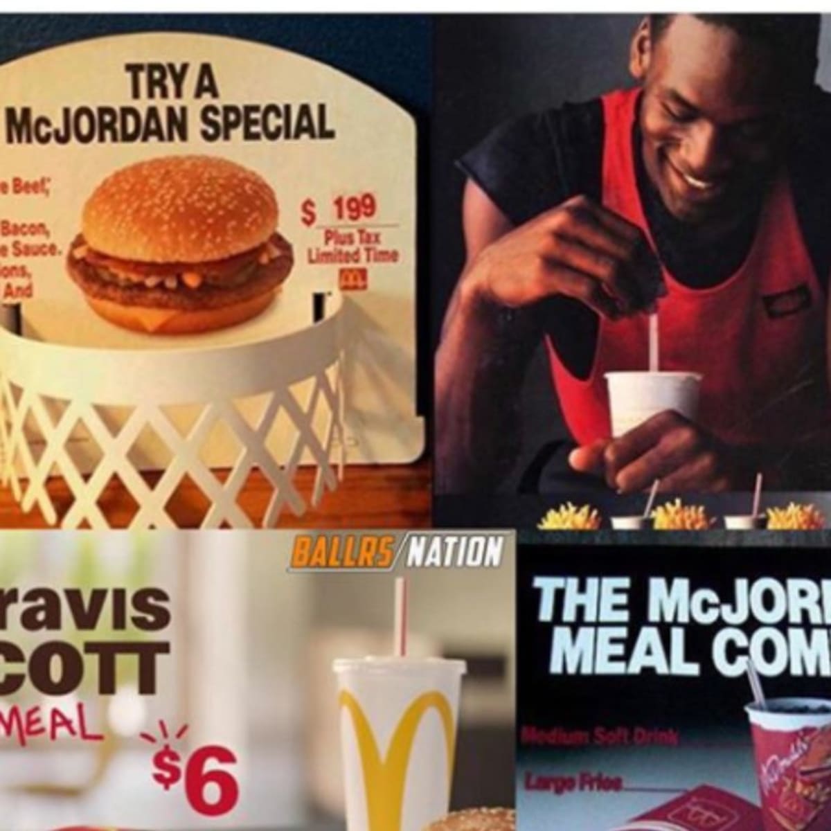 Communist block knot Michael Jordan Had His Own McDonald's Meal Way Before The Hype - Fadeaway  World