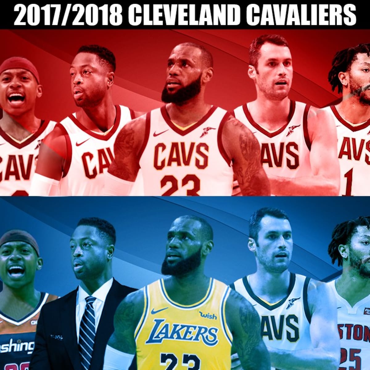 The 2017-2018 Cleveland Cavaliers: Where Are They Now? - Fadeaway