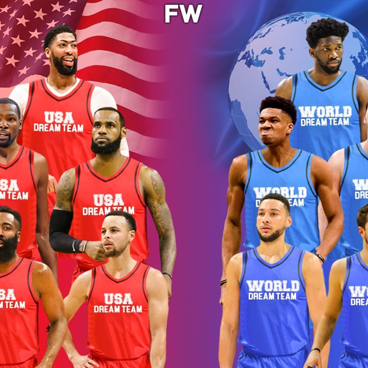 The Best Game Of This Generation Usa Dream Team Vs World Dream Team Fadeaway World