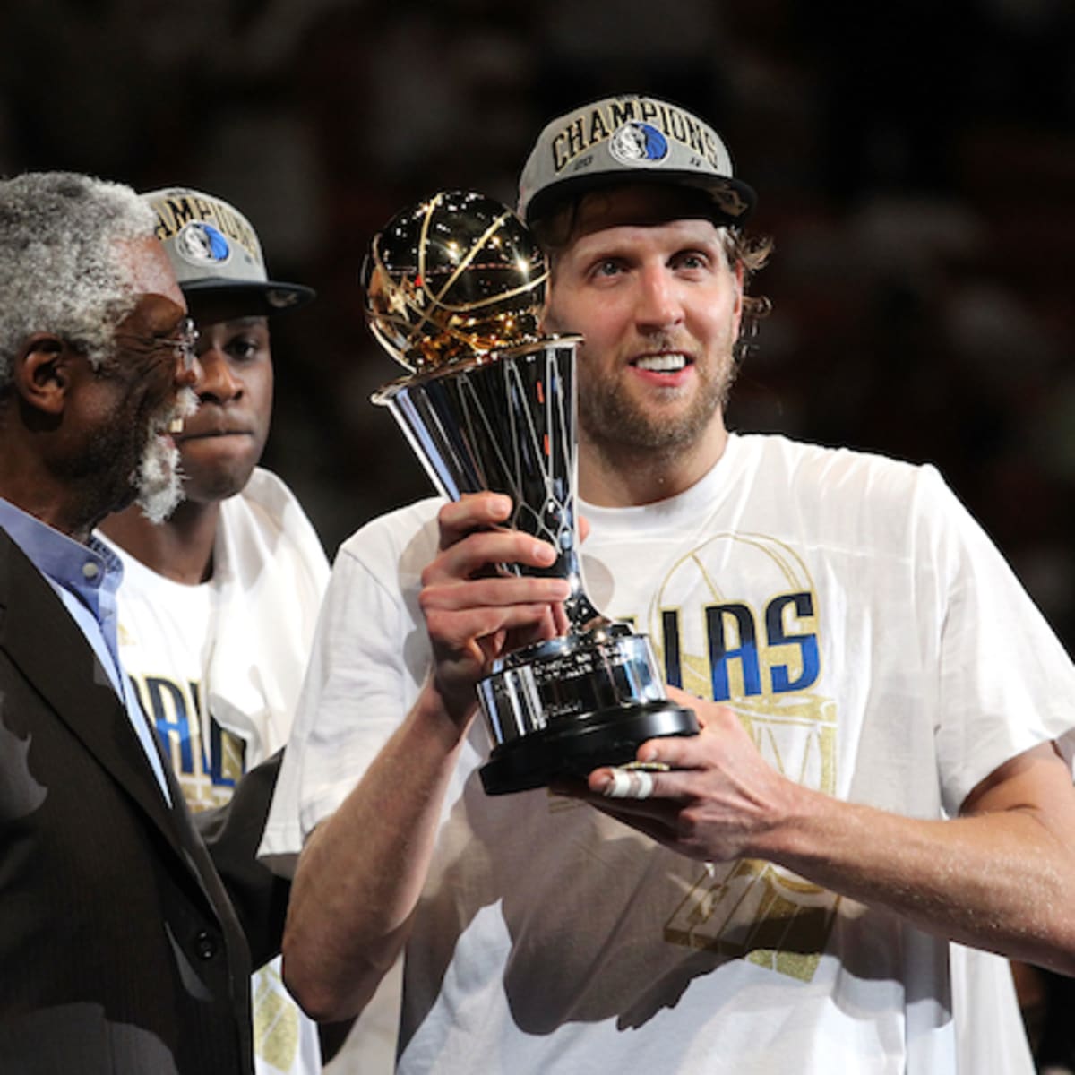 A view of the Larry O'Brien Championship Trophy during the ring News  Photo - Getty Images