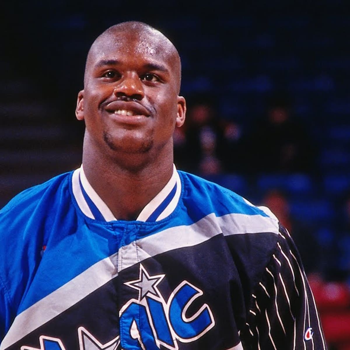 Shaquille O'Neal Orlando Magic Unsigned Hardwood Classics 1995 NBA All-Star  Game Smile Photograph