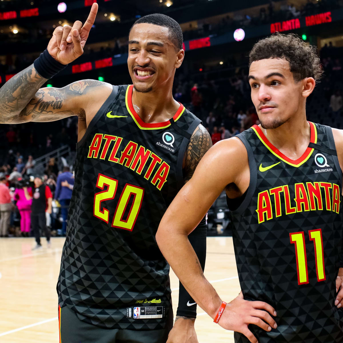 Trae Young Valentine's Day, Happy Valentine's Day from your Favorite Hawks  Wingmen ❤️ Trae Young is extremely clutch, By Atlanta Hawks