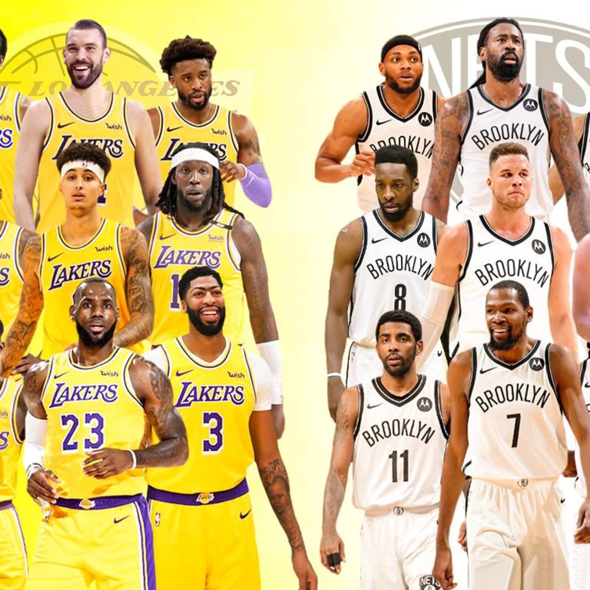 Can the LA Lakers' 120m dollar Big Three overcome the Brooklyn Nets?
