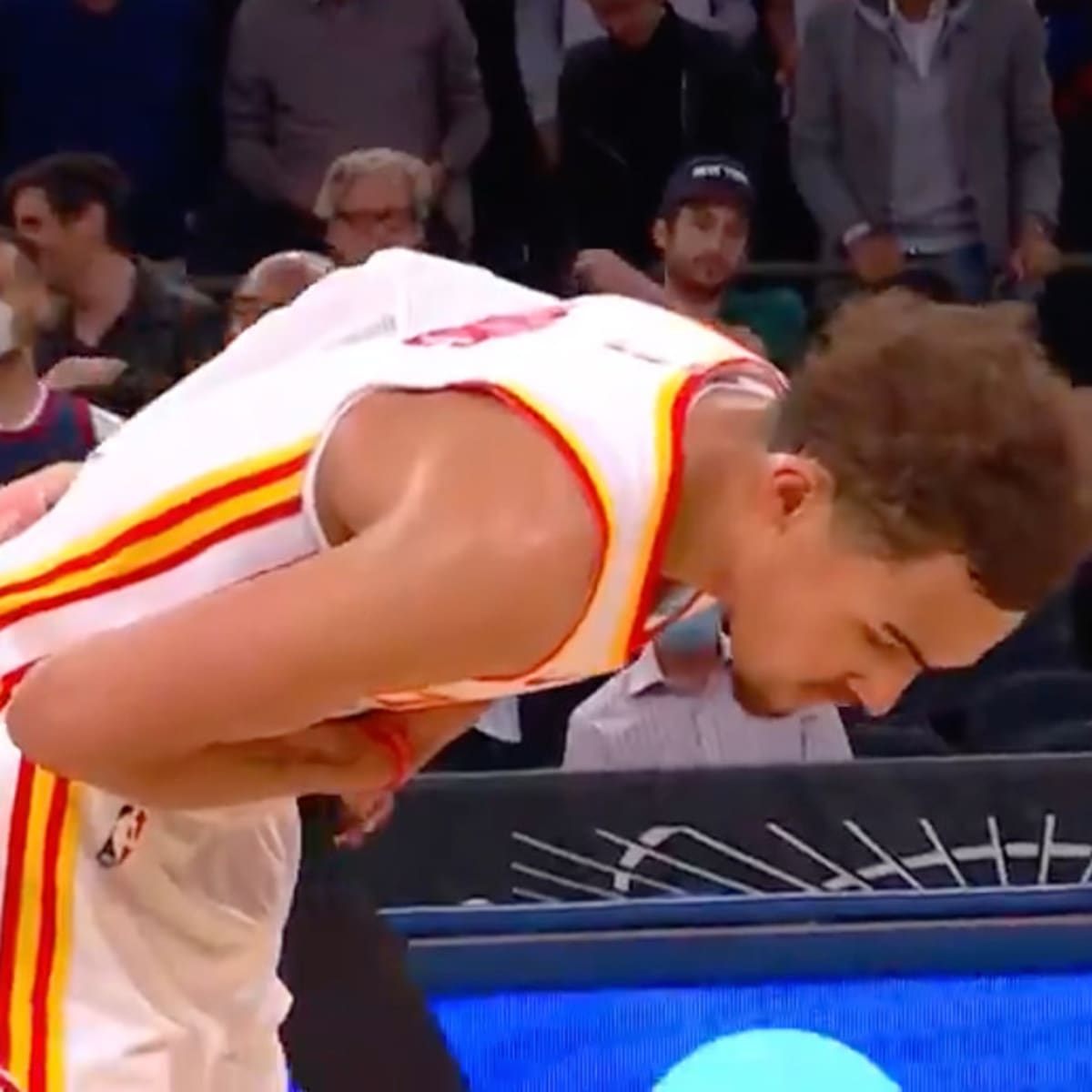 Trae Young shouting “IT'S QUIET AS **** IN HERE” is the greatest MSG dagger  since Reggie Miller's choke gesture, This is the Loop
