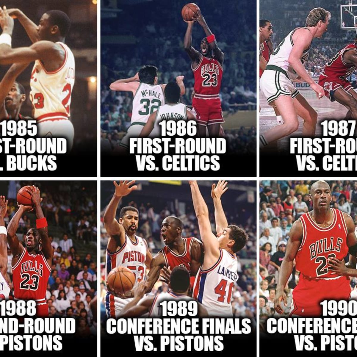 Michael Jordan Never Beat Larry Bird And Boston Celtics In The NBA Playoffs:  0-6 - Fadeaway World