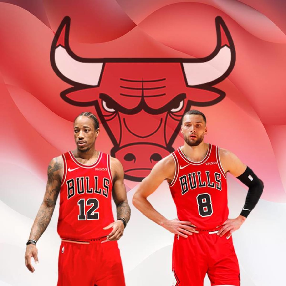 Chicago Bulls' DeMar DeRozan and Zach LaVine Cover SLAM 236
