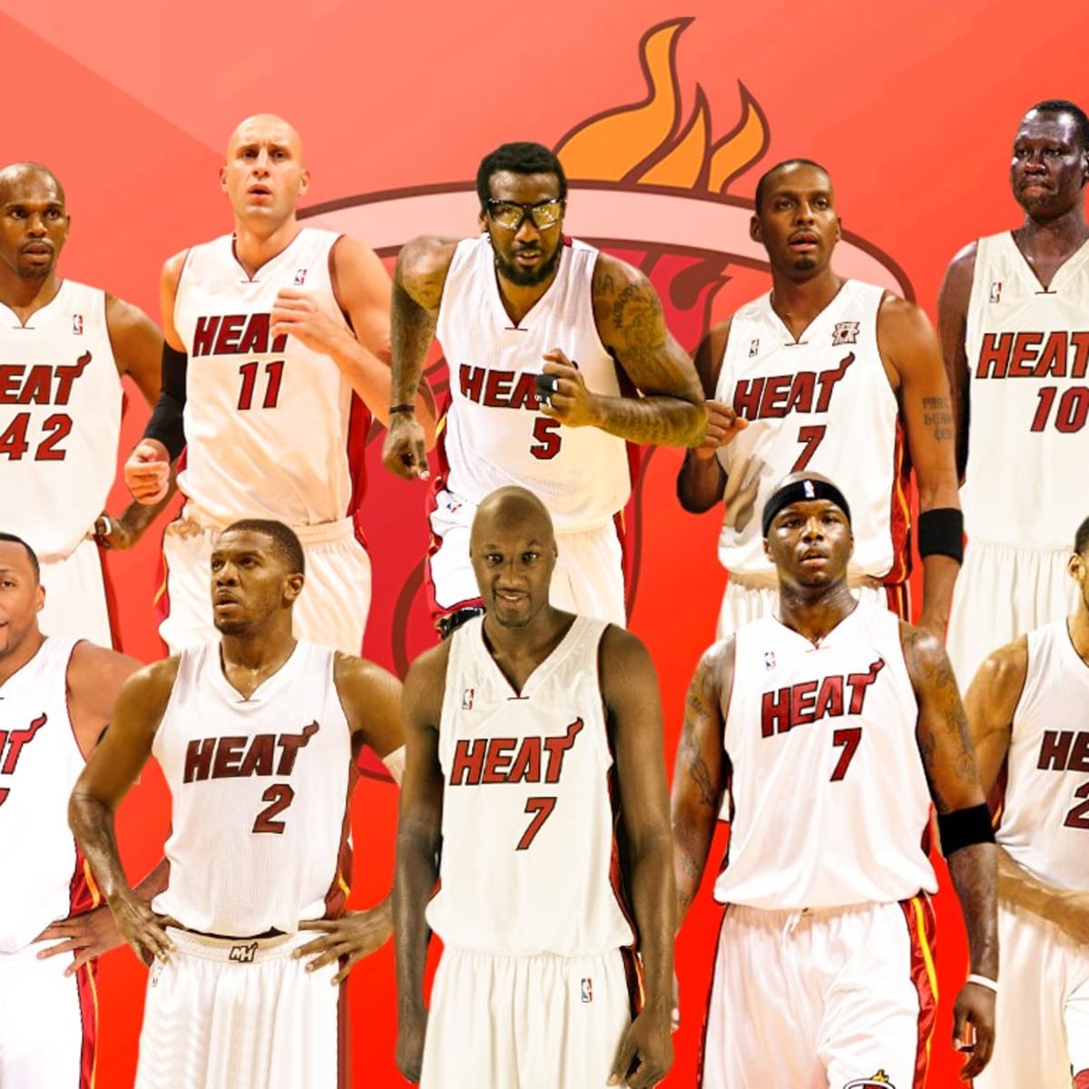 Miami Heat Uniform History 