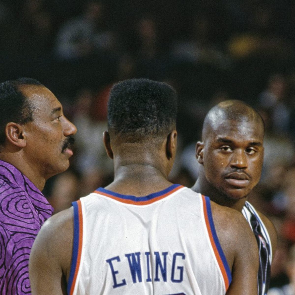 He wasn't touching the guy — Patrick Ewing never high-fived his teammates  who had not washed their hands, Basketball Network