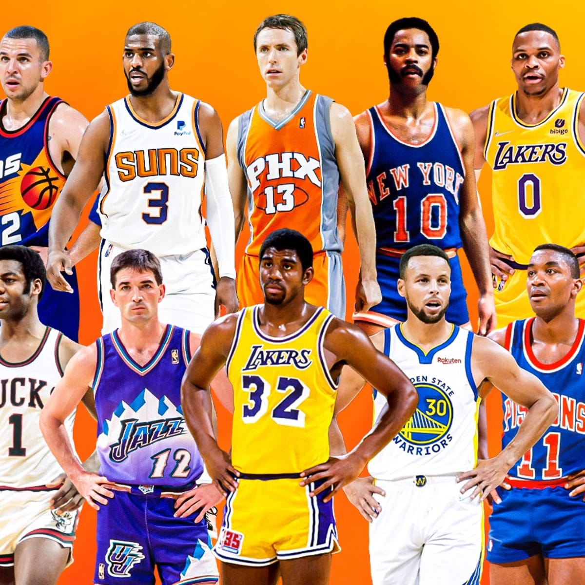 Fadeaway World on X: Ranking The Greatest Players In NBA History