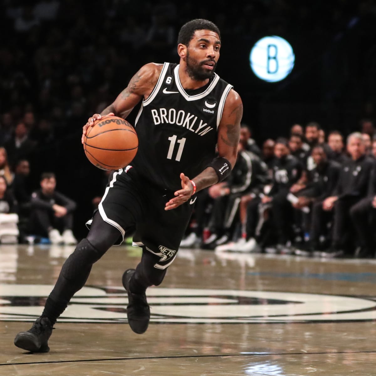 Nets' Kyrie Irving Covers Up Nike Logos on Shoes vs. Hornets After Contract  Ended, News, Scores, Highlights, Stats, and Rumors