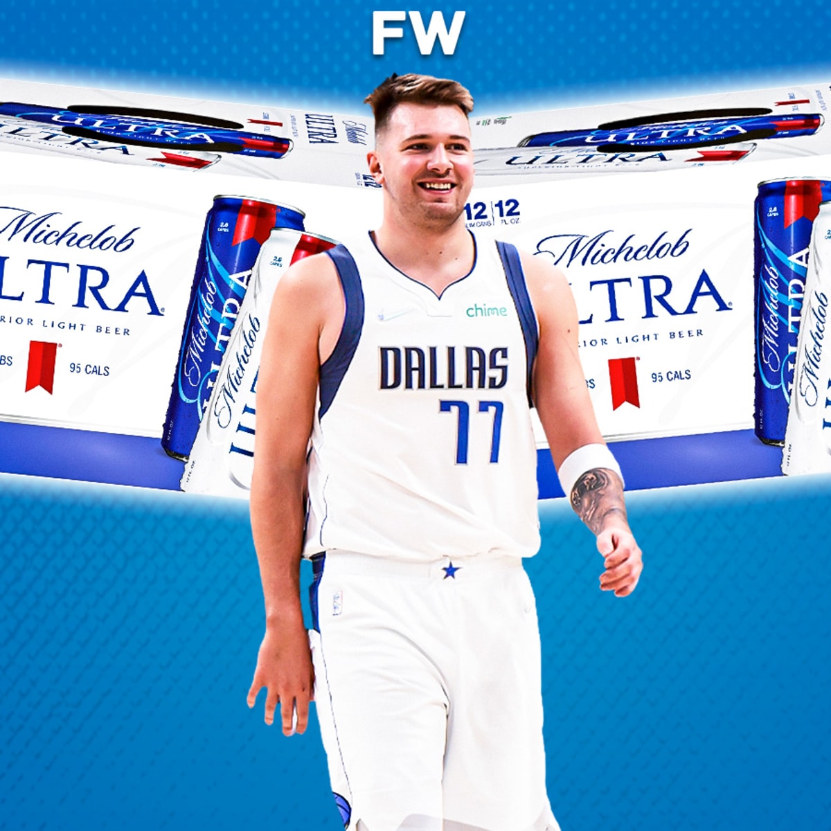 Front Office Sports on X: After dropping the NBA's first 60/21/10  triple-double and saying he needed a recovery beer, Luka Doncic received  this from Michelob Ultra today.  / X