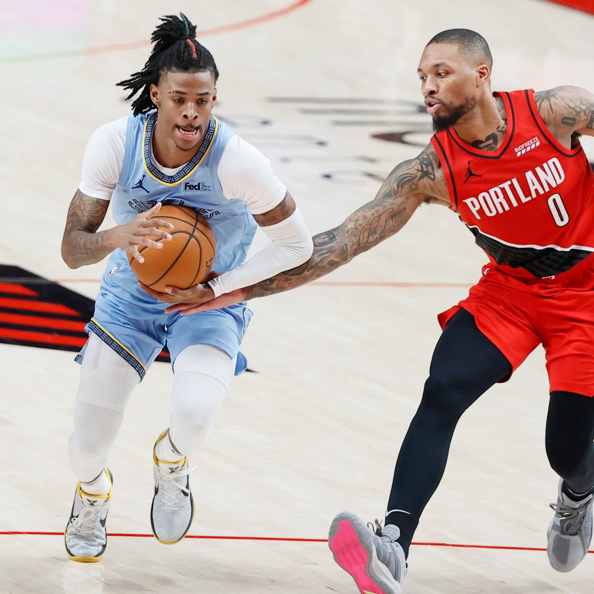 Ja Morant and Damian Lillard played a crazy game of poker