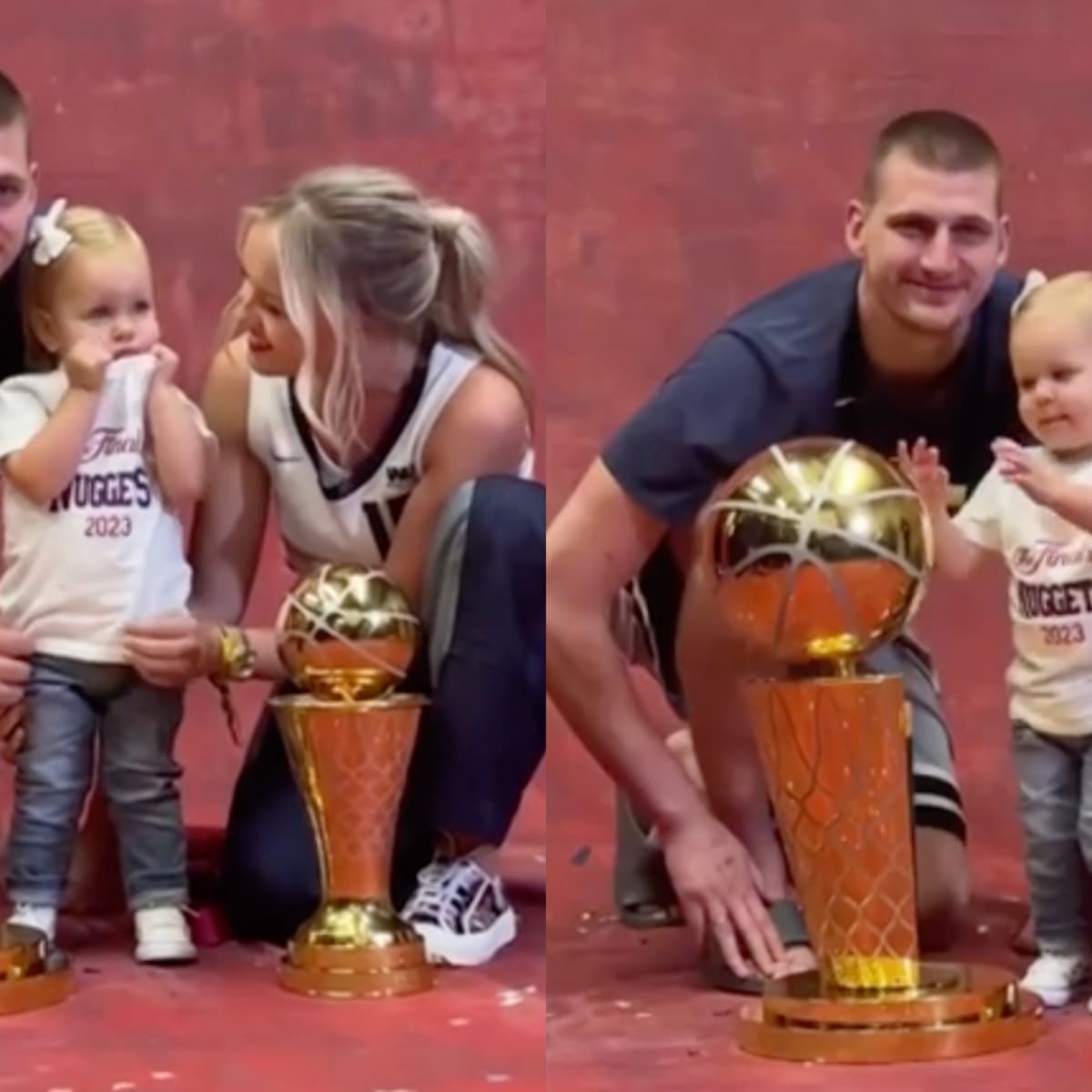 Nikola Jokic Shares A Wholesome Moment With His Wife And Daughter After  Winning The NBA Championship And Finals MVP - Fadeaway World