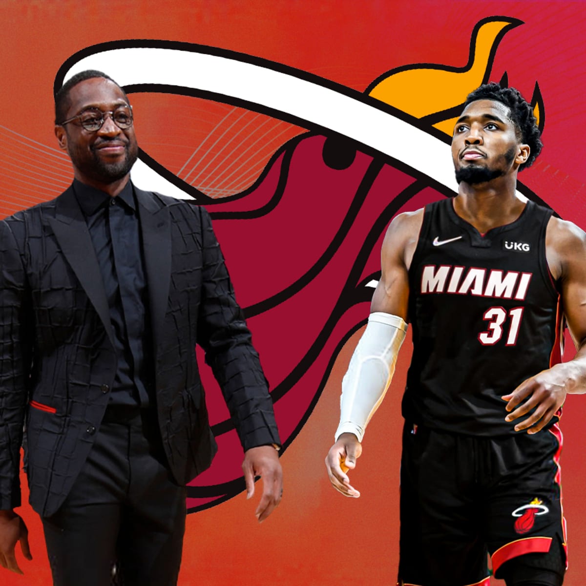 Donovan Mitchell now has 'big brother' Dwyane Wade right by his side