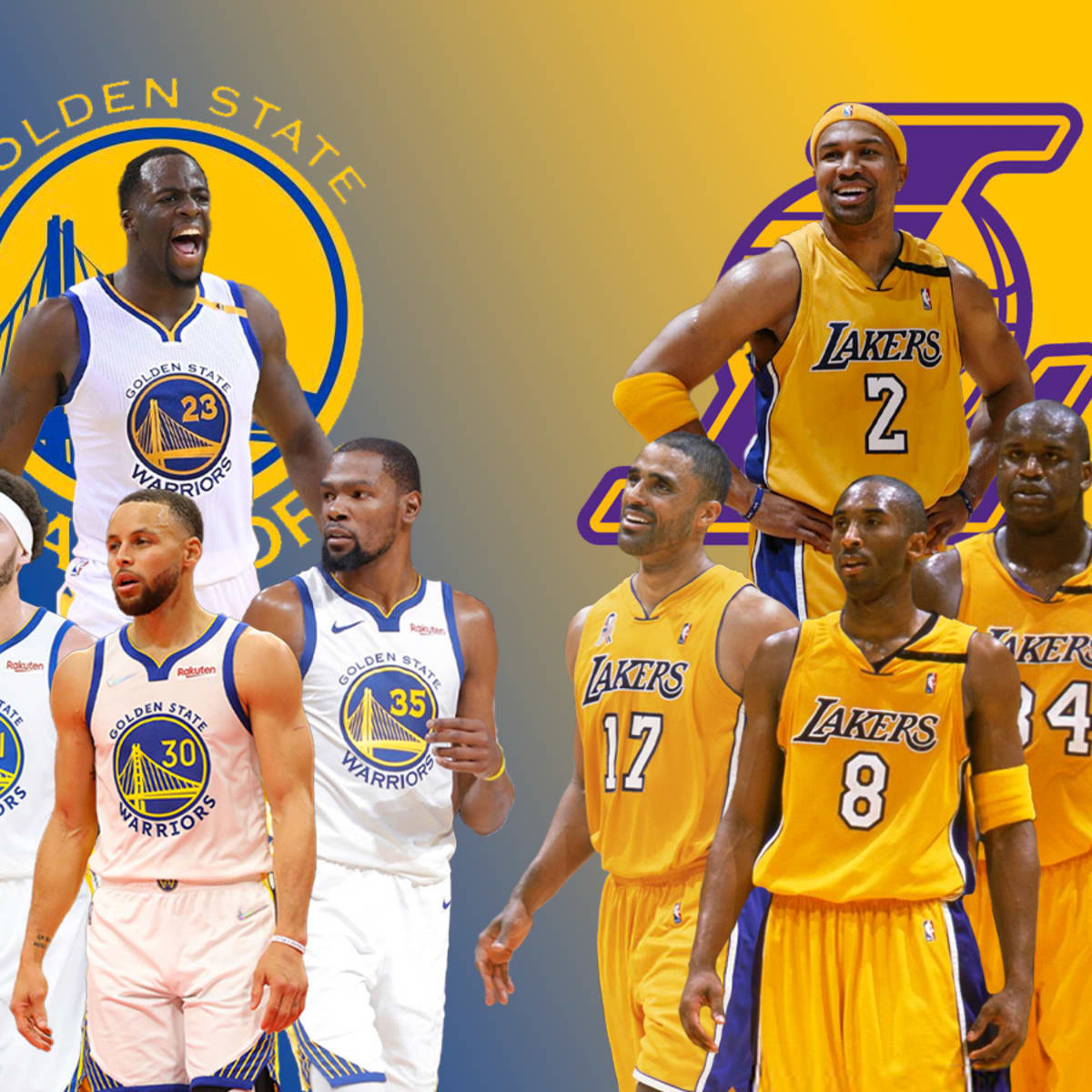 2001 Los Angeles Lakers, 2017 Warriors NBA playoffs comparison