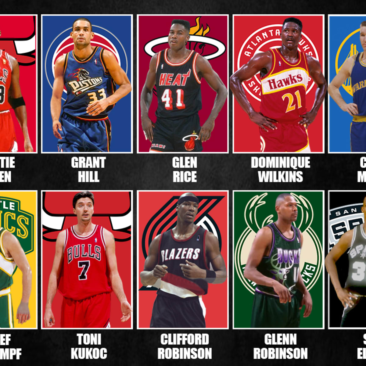 The '90s were the NBA's most memorable jersey phase 