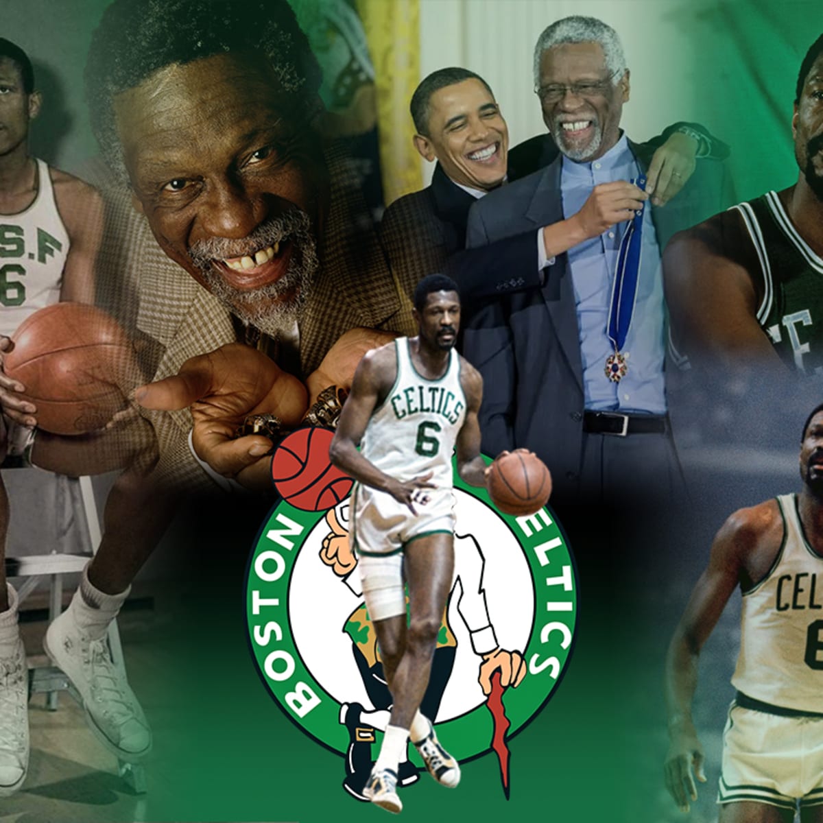 Boston Celtics - Bill Russell Poster