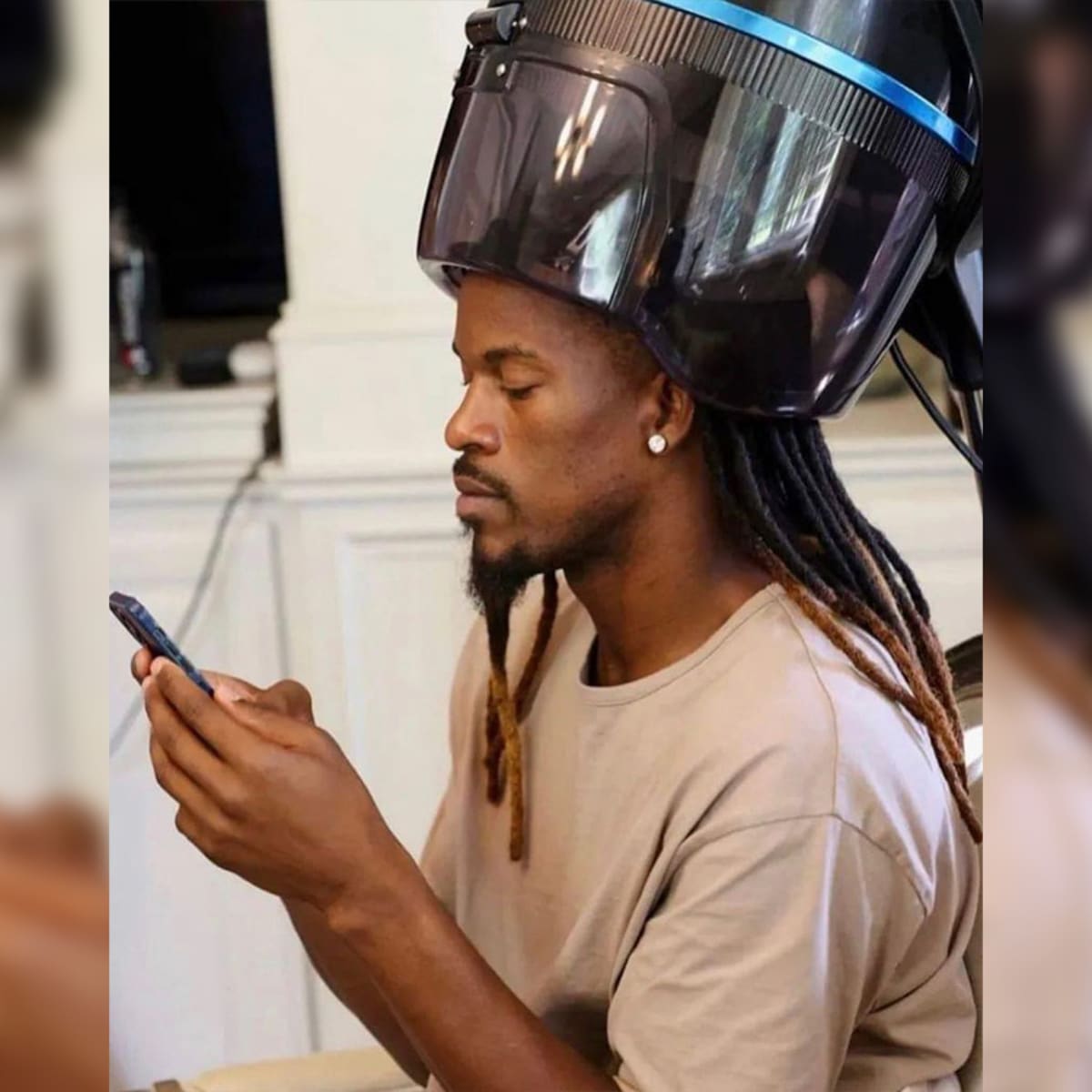 Jimmy Butler's New Long Hair Look Has Fans Startled
