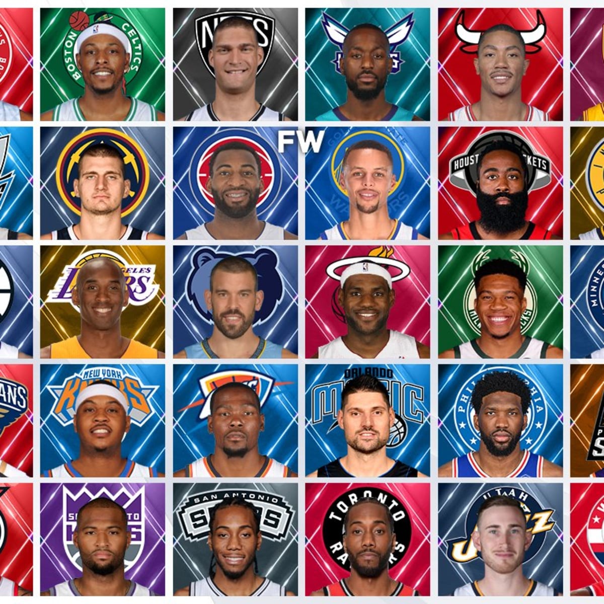 The Best Player From Every NBA Team Right Now - Fadeaway World