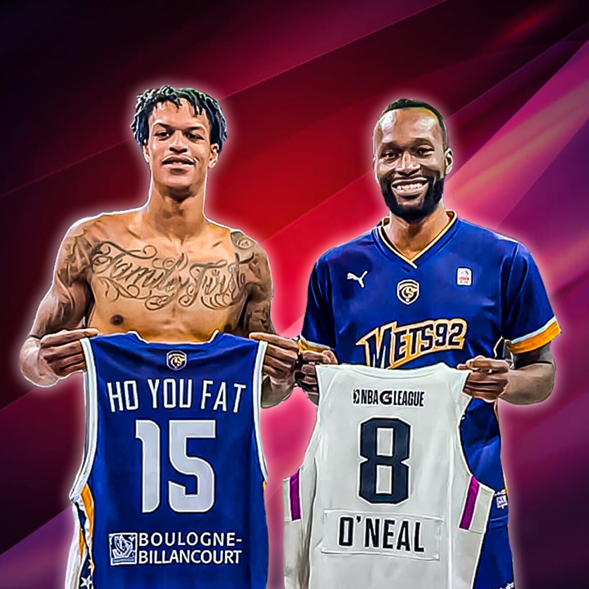 NBA Fans Can't Believe Shareef O'Neal Did A Jersey Swap With Steeve Ho You  Fat After Preseason Game: I Need That Jersey - Fadeaway World