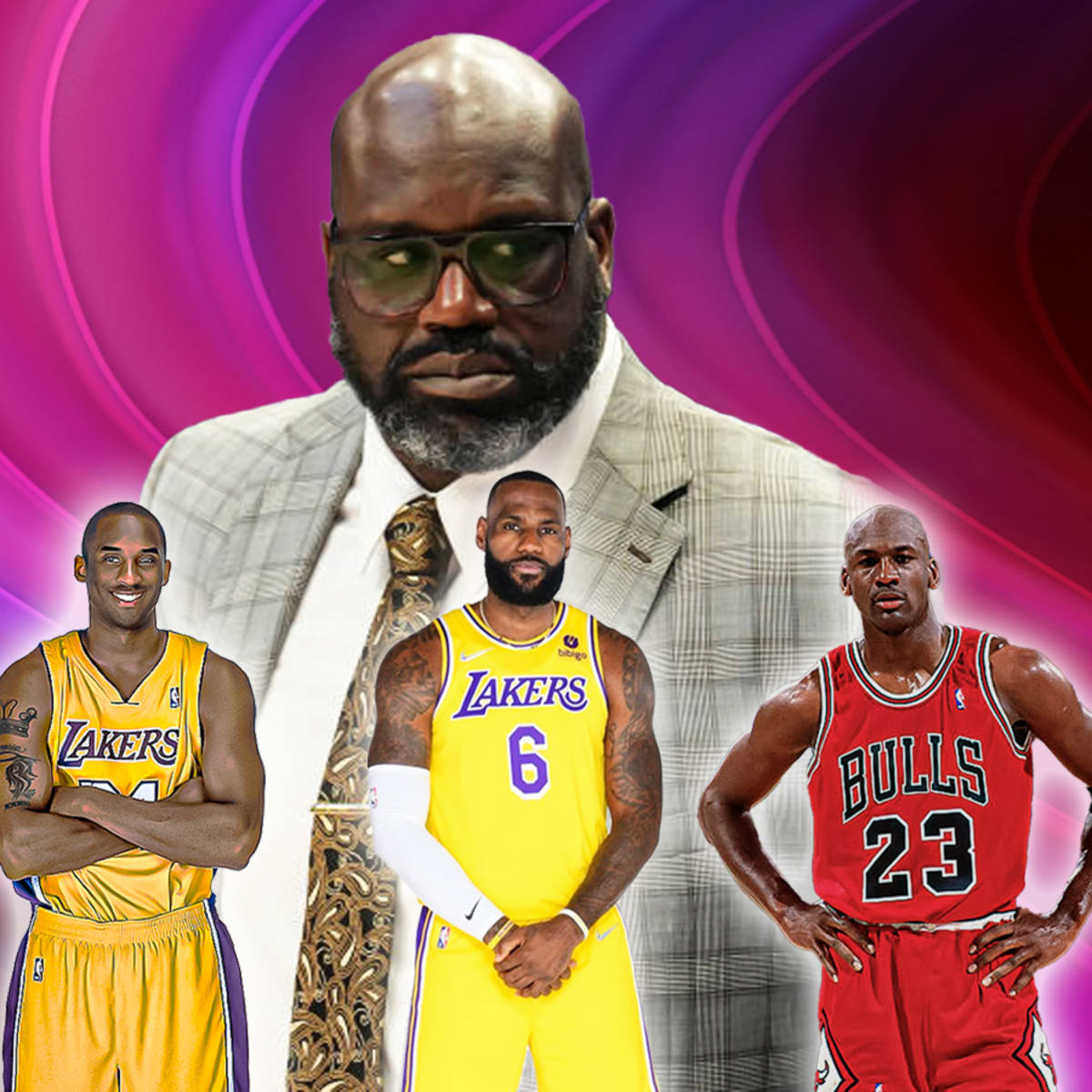 Shaquille O'Neal Didn't Agree With Top 10 List That Had LeBron James Over  Michael Jordan As GOAT And Left Kobe Bryant Out - Fadeaway World