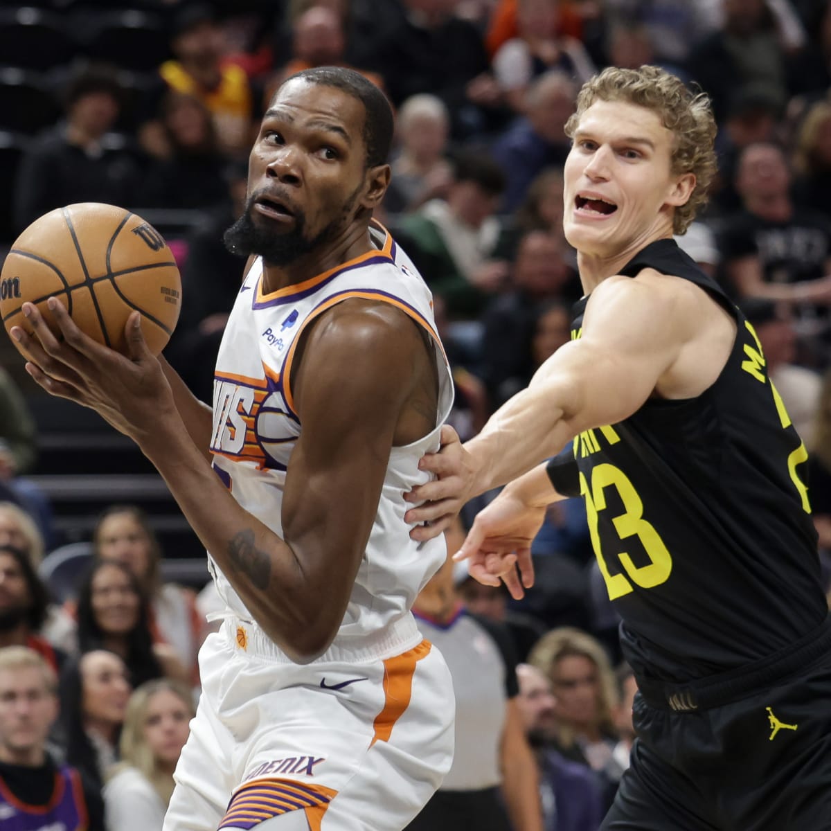 Who wins the Lauri Markkanen vs. Kevin Durant matchup in tonight's game?