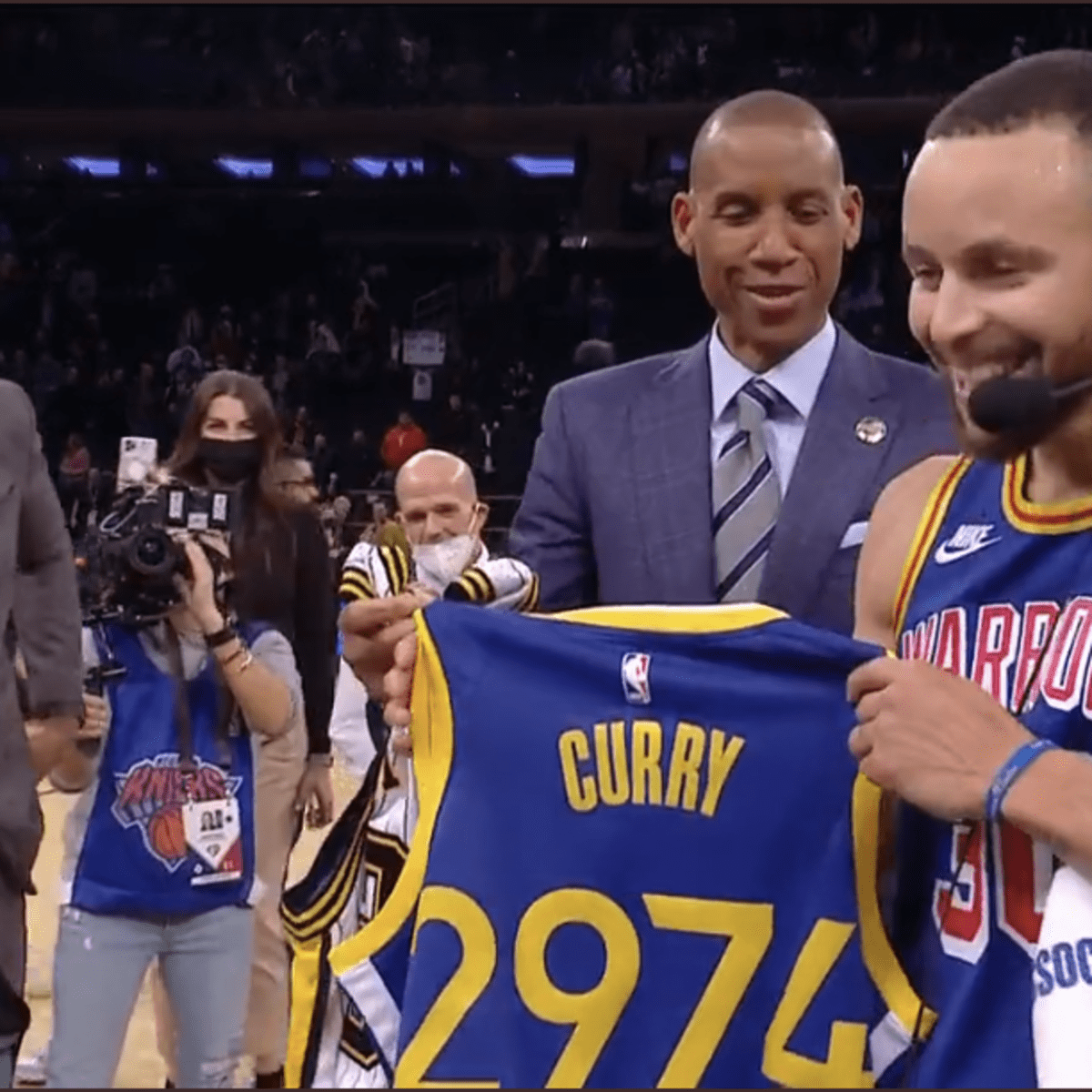 Steph Curry All-Time 3-PT scorer 2,974 T-shirt, Long sleeve