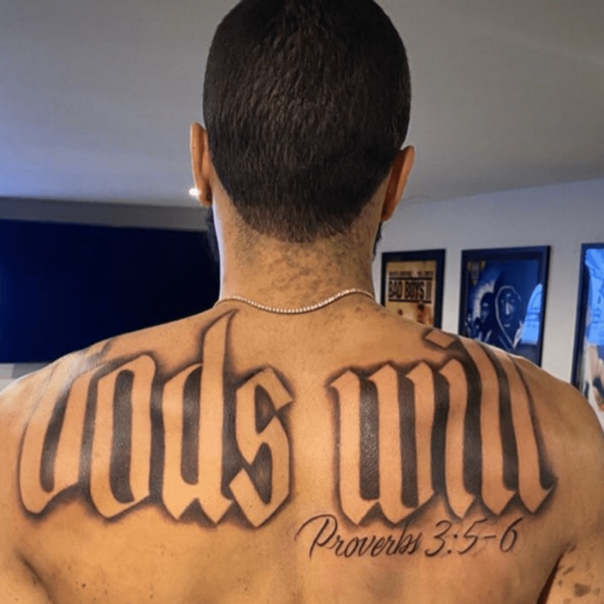 Jayson Tatum Shows Off Huge New Back Tattoo  Fadeaway World