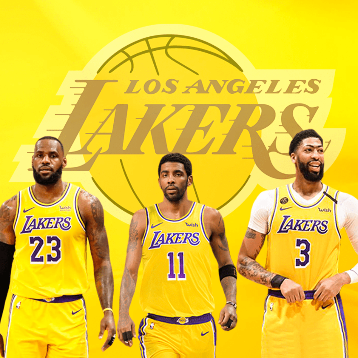 Kyrie to the Lakers? - Design Breakdown in Photoshop 