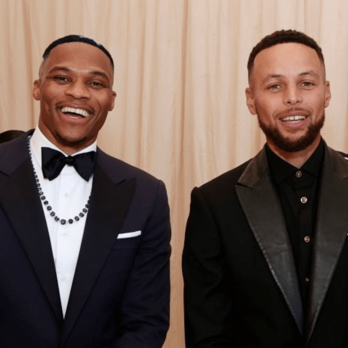 Steph Curry And Russell Westbrook Link Up At The 2021 Met Gala - Fadeaway  World