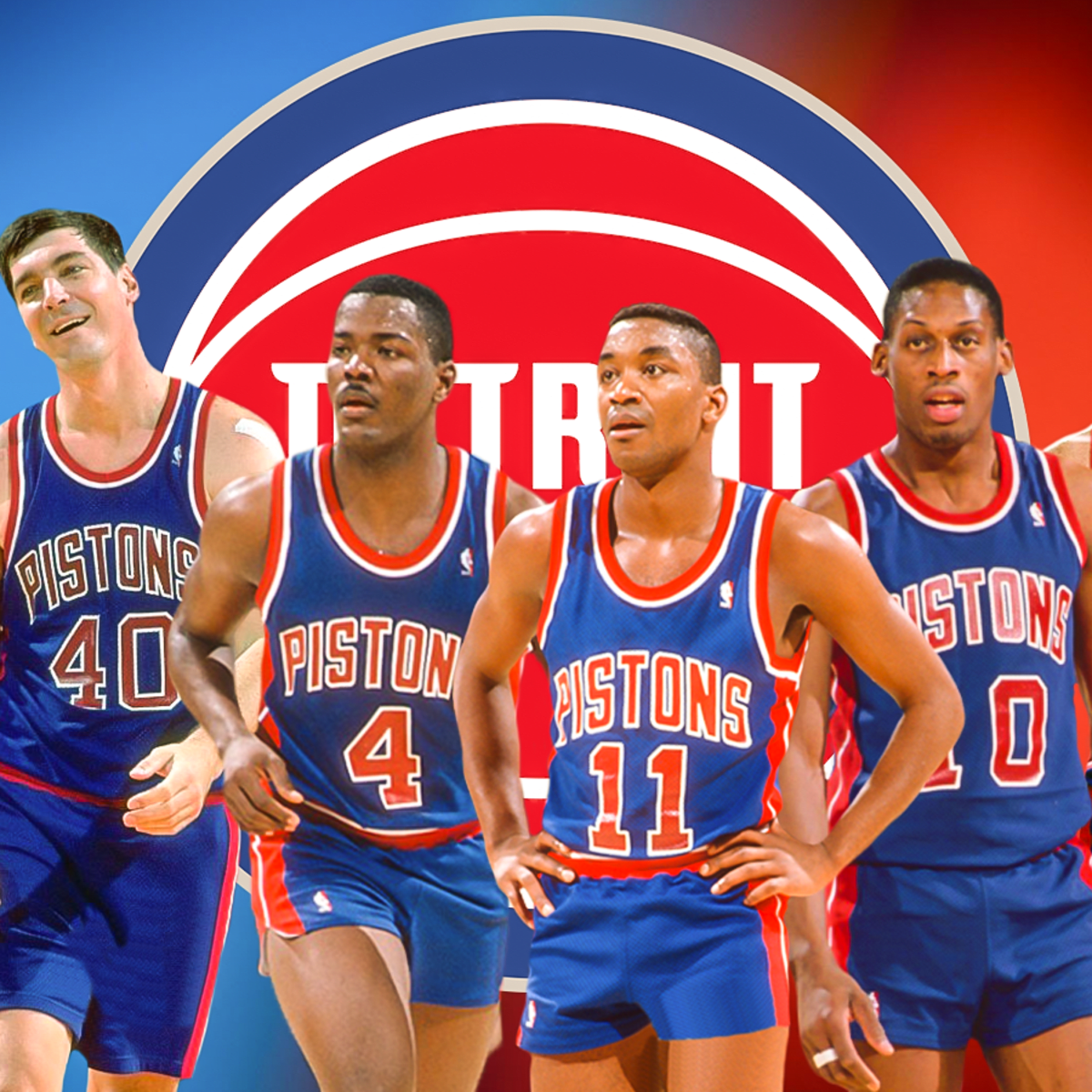 3 most prominent Detroit Pistons players from the Bad Boy Pistons era in  the NBA