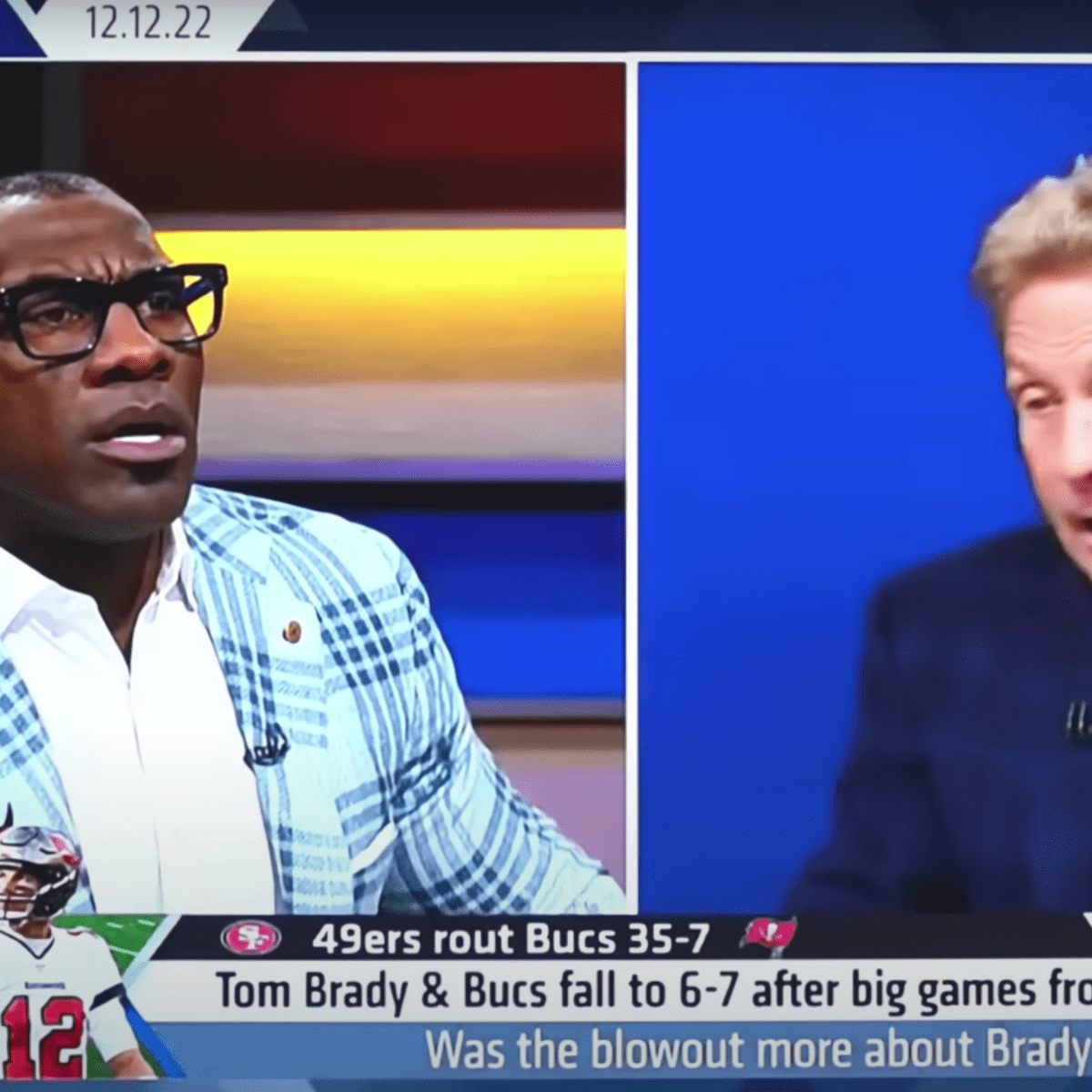 Skip Bayless thanks Shannon Sharpe for 7 years together on Undisputed