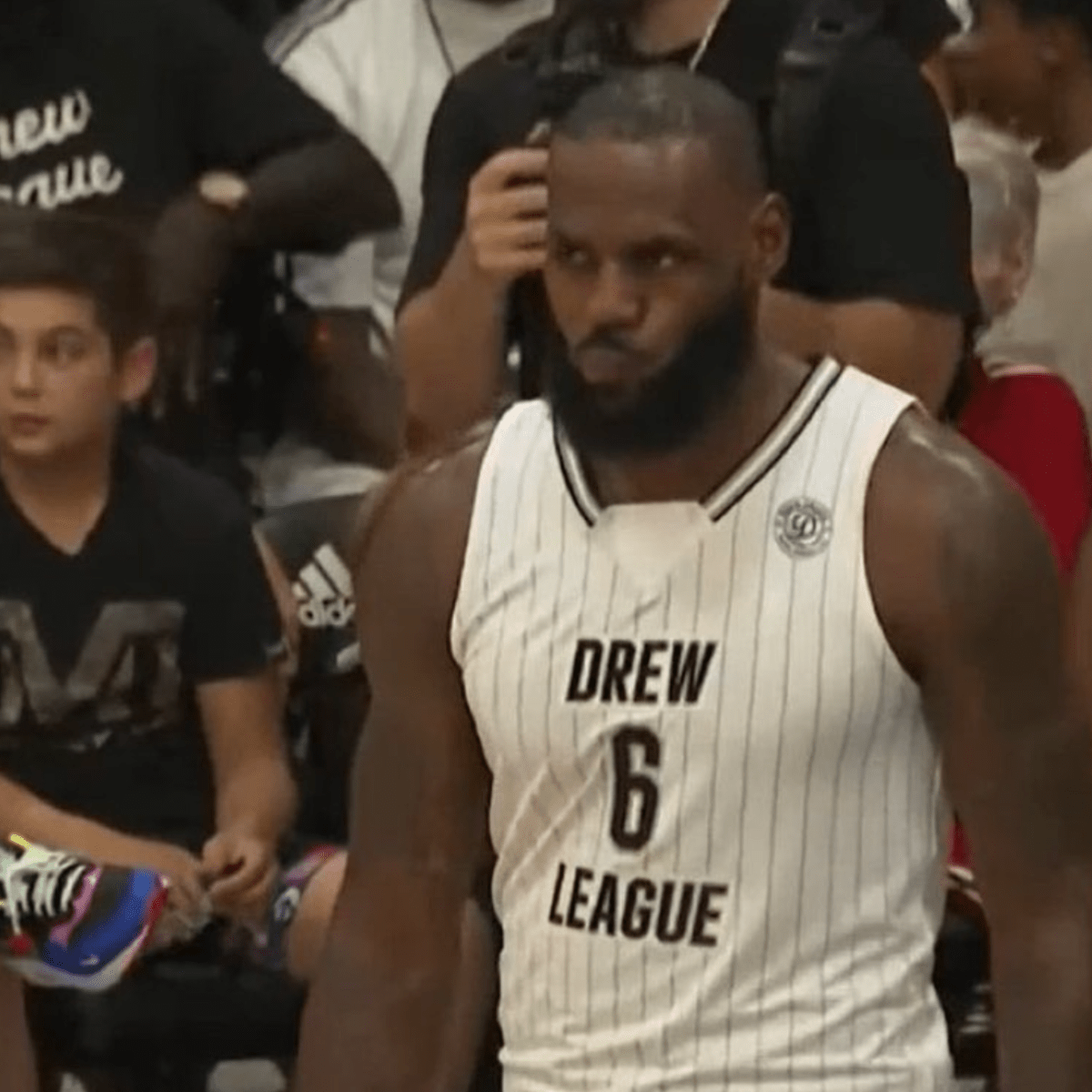 Chaos Breaks Out At The Drew League As LeBron James Makes His