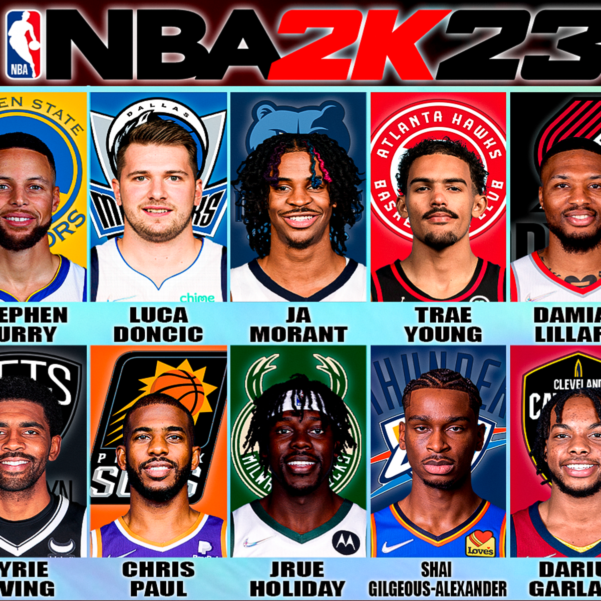 NBA 2K23 Best Shai Gilgeous-Alexander Face Creation 