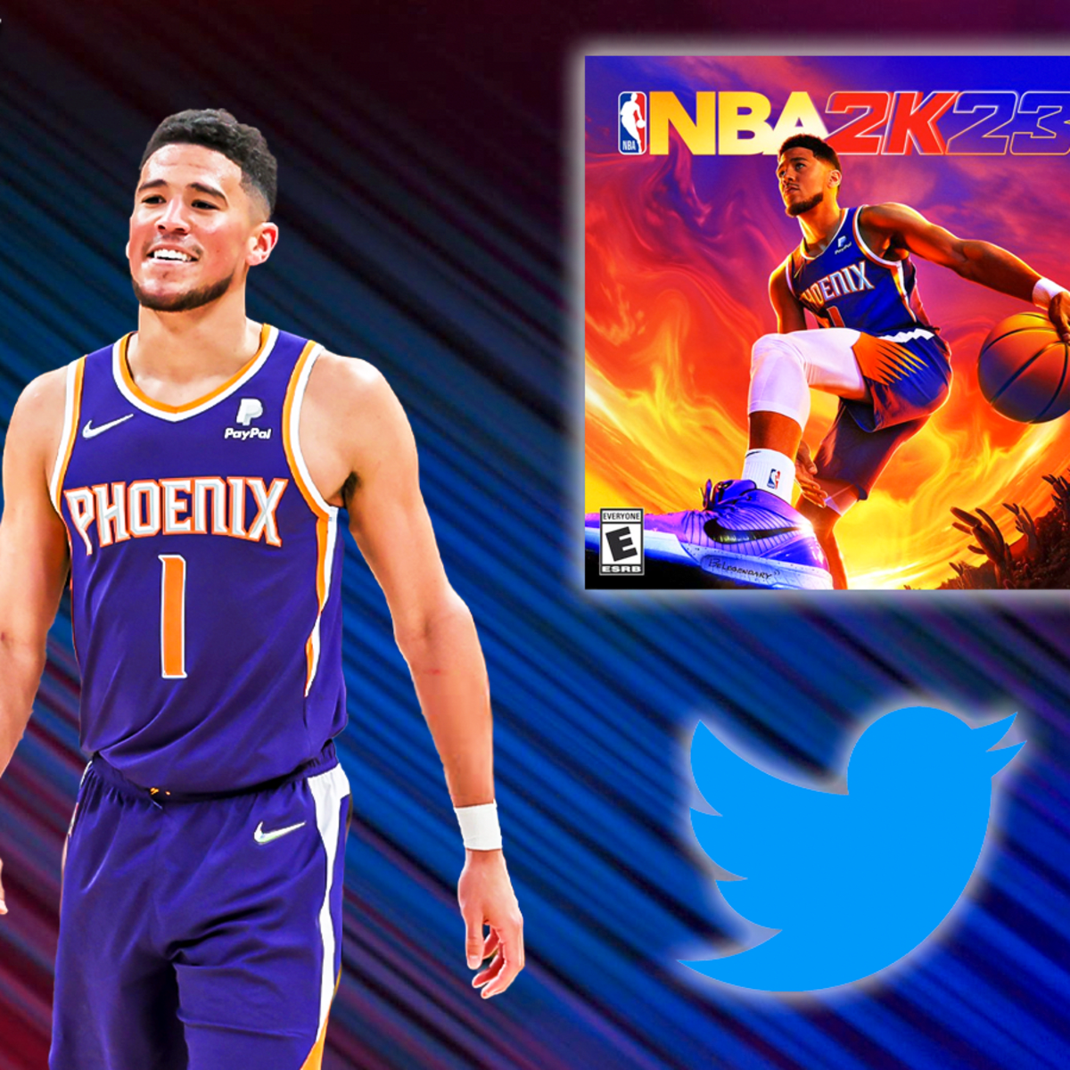 Devin Booker reacts to being on the cover of NBA 2K23