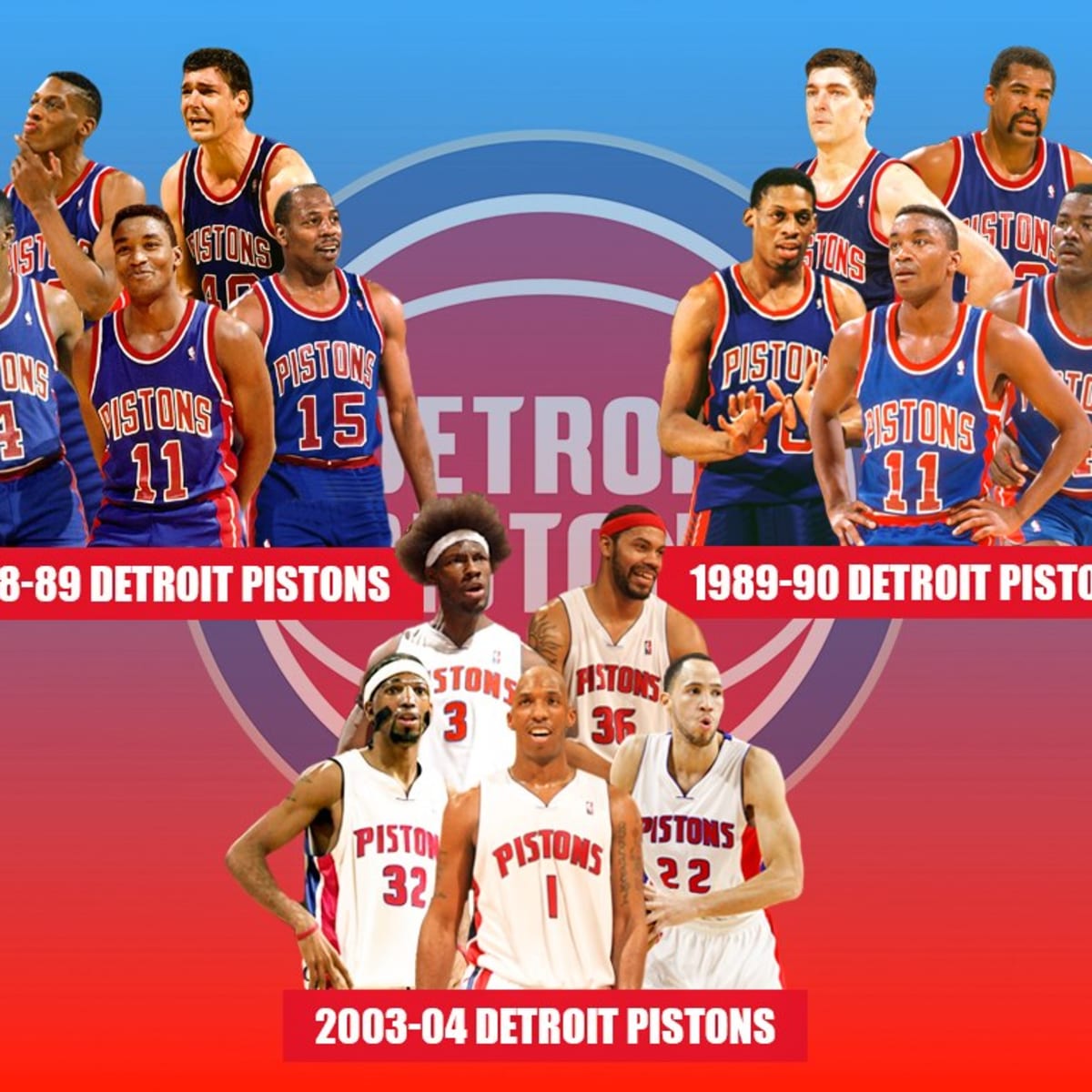 Only 3 Teams In NBA History Have Won A Championship Without A Past Present Or Future MVP 1989 1990 2004 Detroit Pistons Fadeaway World