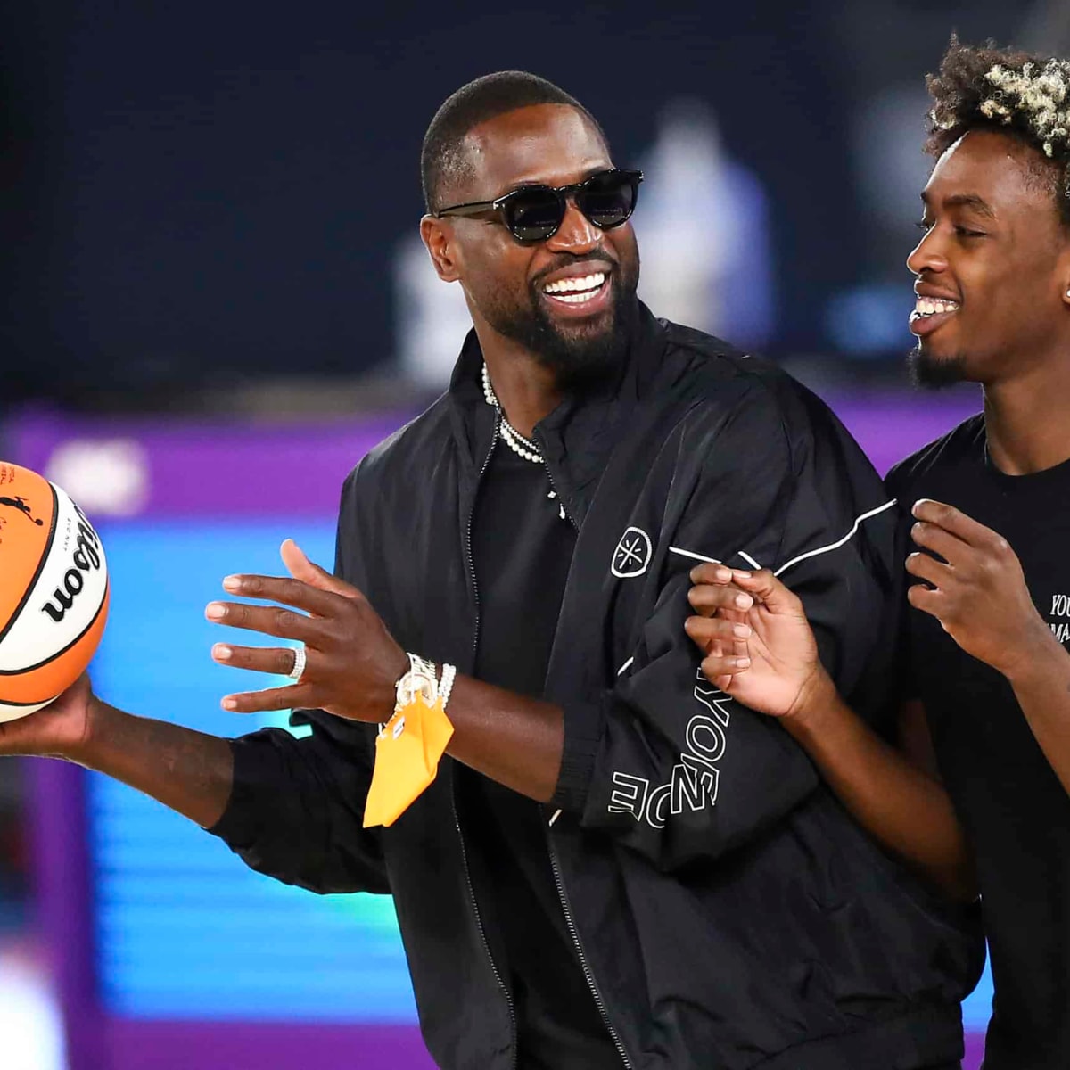 Lebron james jr and zaire wade top