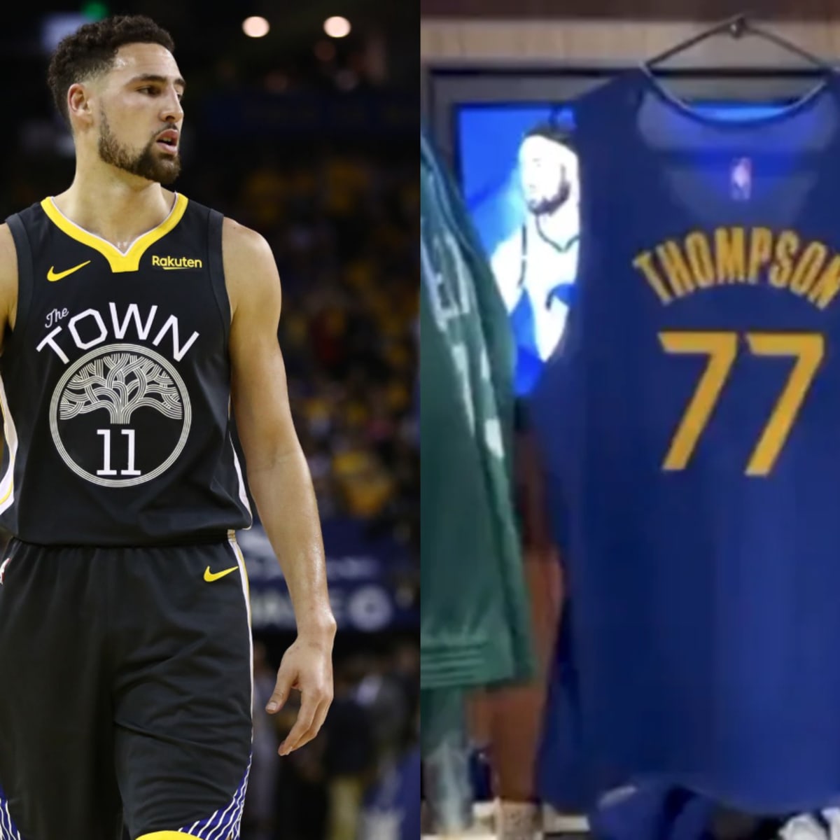 Klay thompson away jersey deals