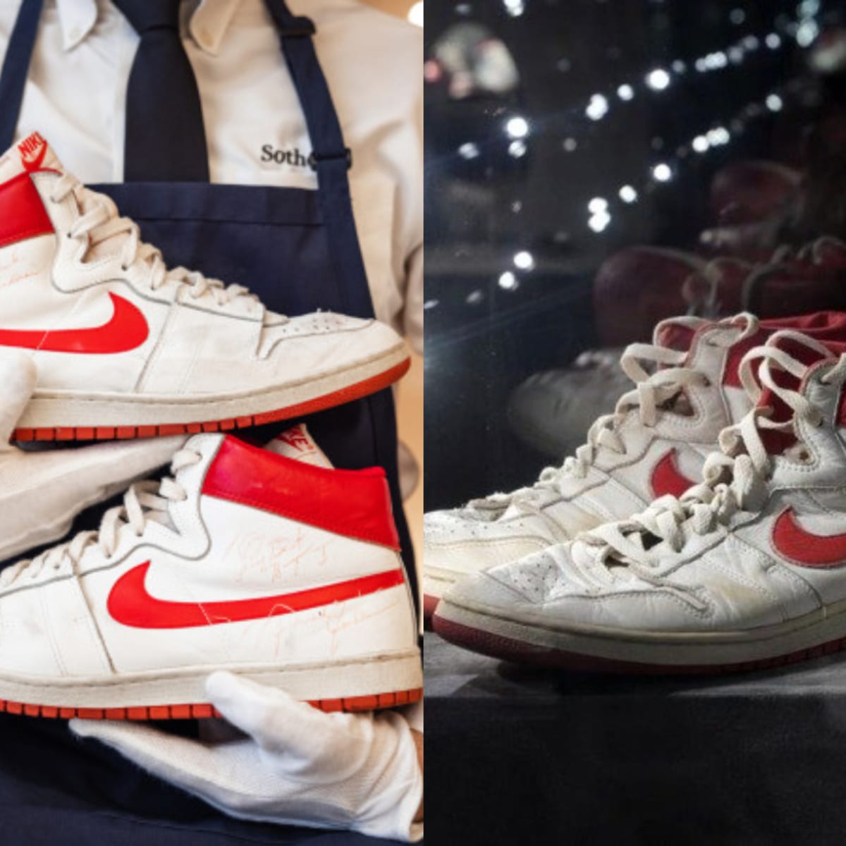 Michael Jordan s 1984 First Game Worn Nike Air Sold For 1.5 Million Fadeaway World