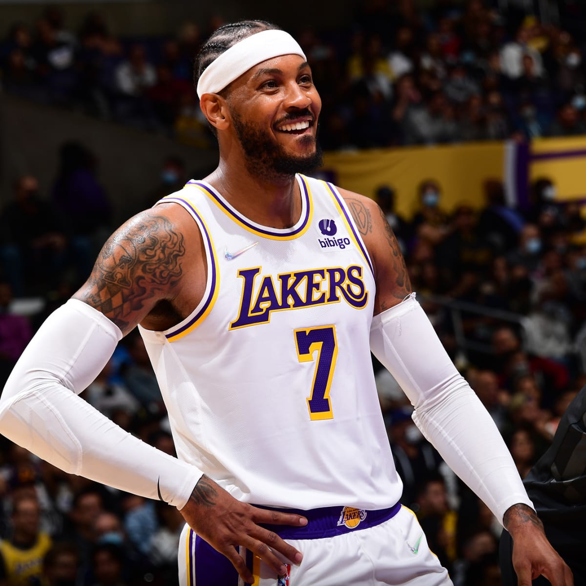 Carmelo Anthony On Being A Laker I ve Always Been Connected With This Team. Fadeaway World