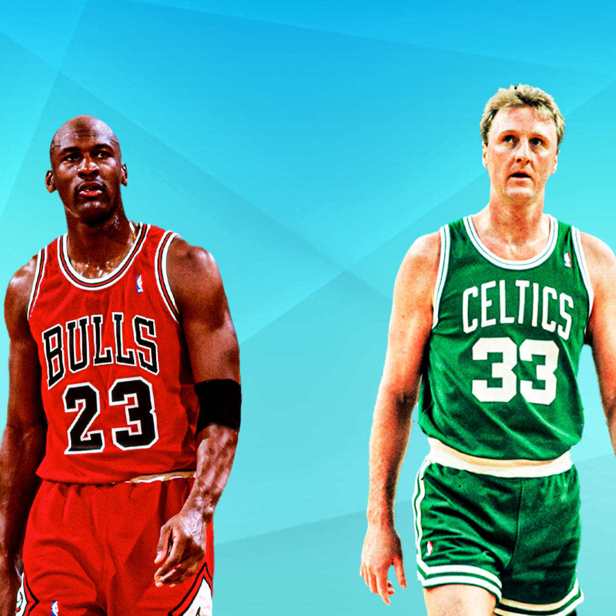Larry bird top and michael jordan