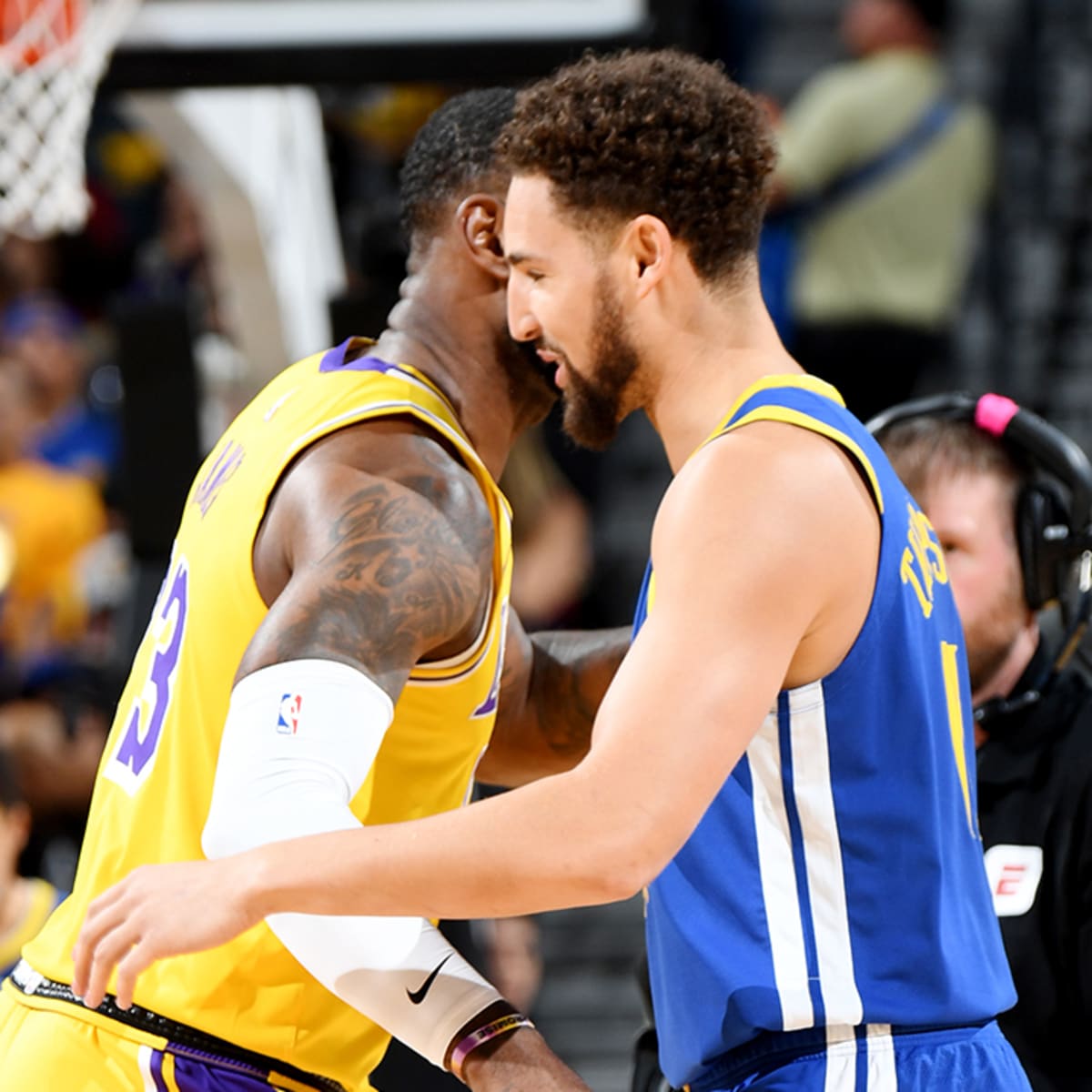 Klay thompson lebron james hotsell