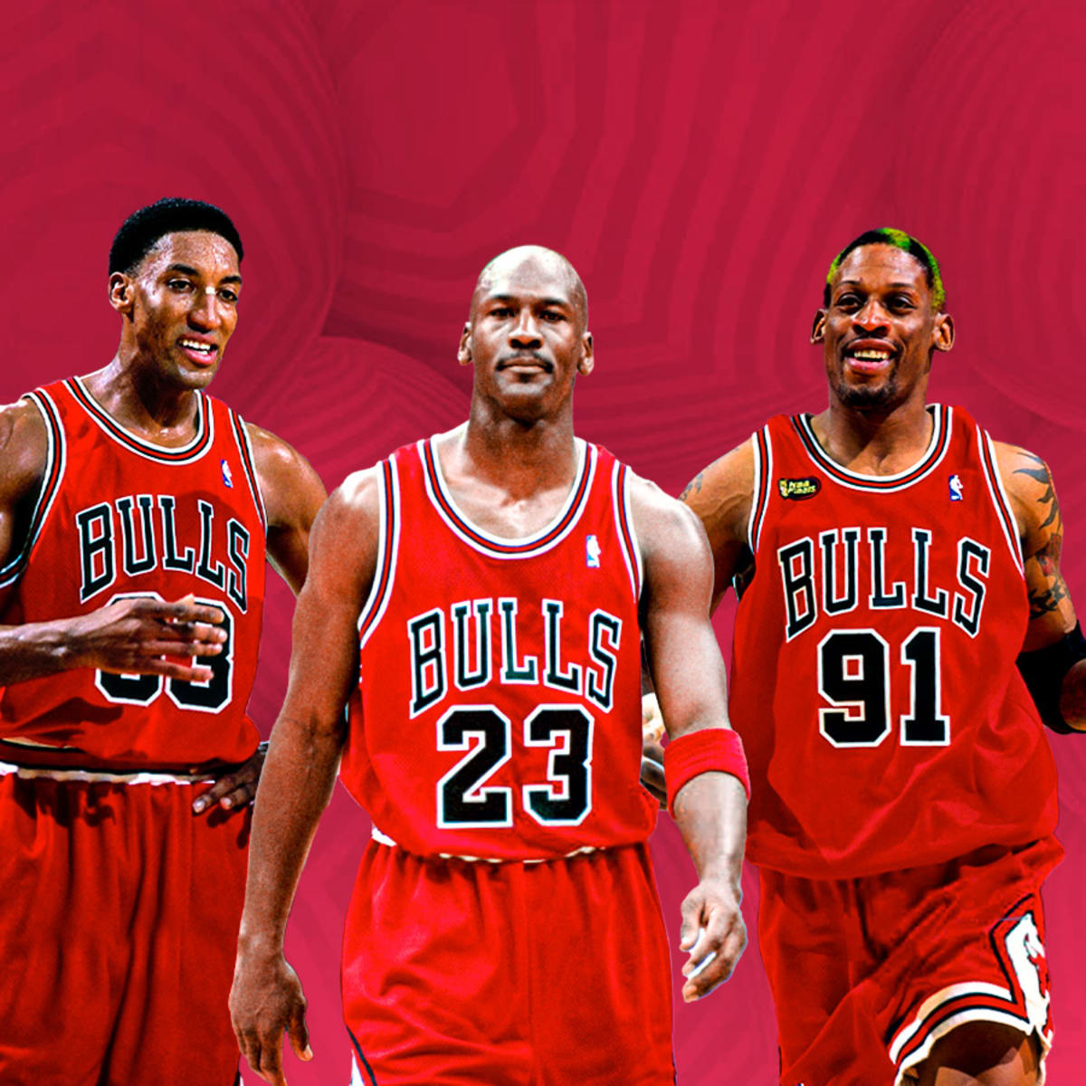 Michael jordan scottie pippen dennis rodman t shirt 2025